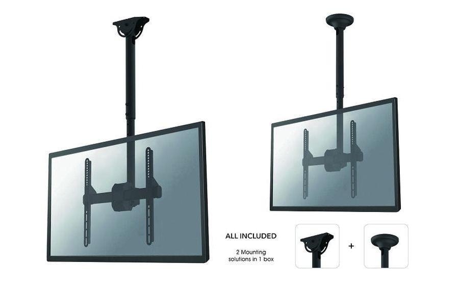 Neomounts NM-C440BLACK – Deckenhalterung, schwenkbar, für 32–60", VESA 200×200–400×400, bis 50 kg