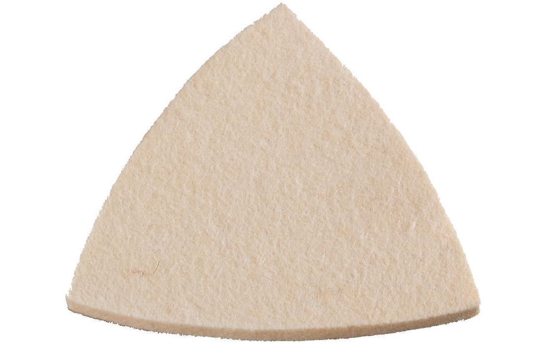 kwb Delta Polierscheibe 96 mm Filz – für Holz, Metall, Kunststoff u. a.