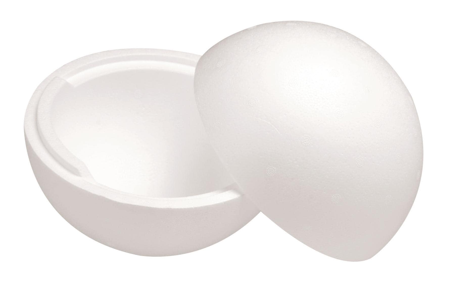 GLOREX Styroporkugel, Polystyrol, Weiss, Ø 30 cm, 1 Stk.