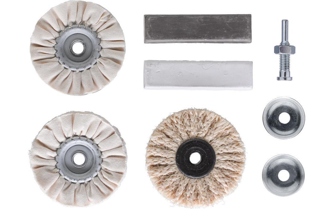 kwb Poliersatz 75 mm (Innendurchmesser 13 mm) – mit Aufspanndorn – für Marmor
