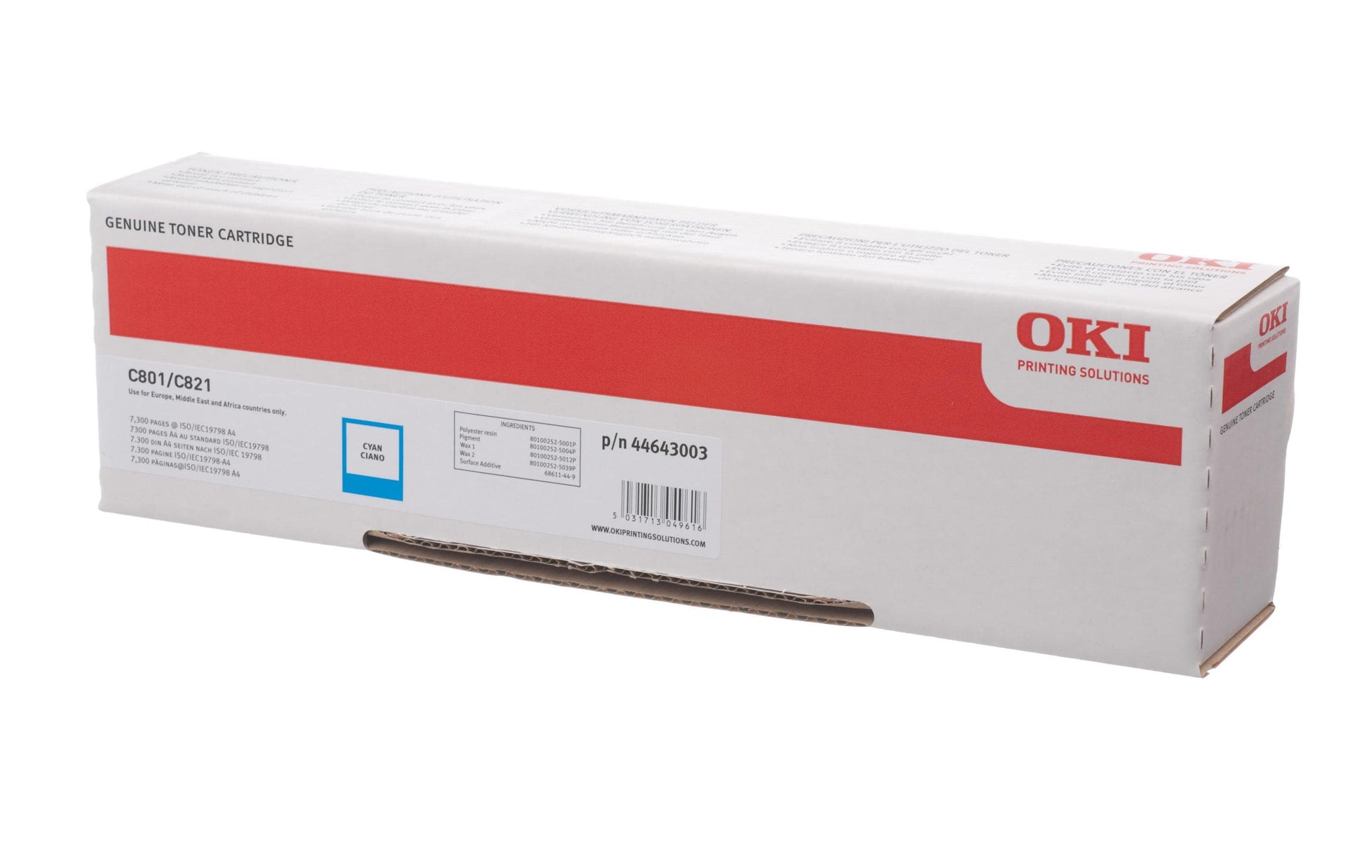 OKI Toner – cyan, 7300 Seiten