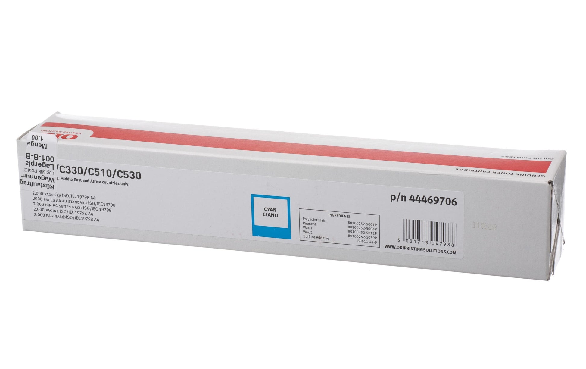 OKI Toner – cyan, 2000 Seiten