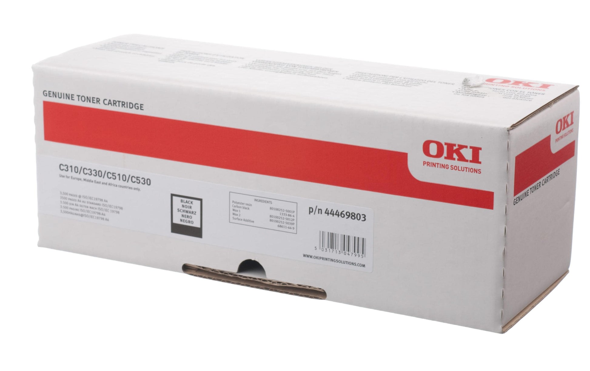 OKI Toner – schwarz, 3500 Seiten