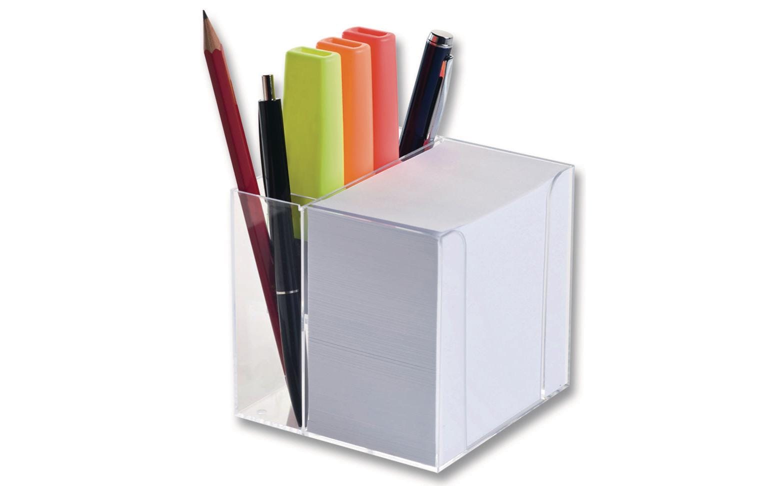 Folia Stiftschlaufe – Kunststoff, Transparent, 95 × 95 mm – für 55 × 90 mm Zettel