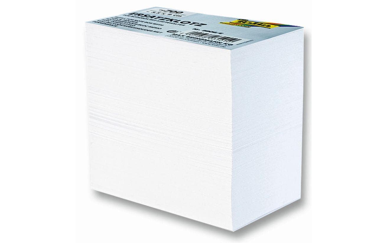 Folia Ersatzzettel – weiss – 90 × 55 mm – Papier