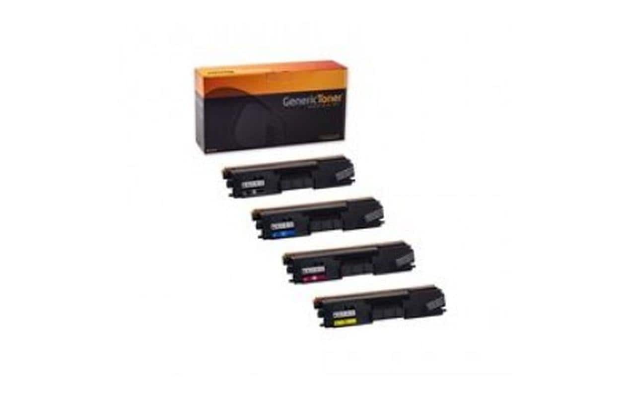 GenericToner Toner-Multipack CB540A-CB543A – BK/C/M/Y, 2200/1400 Seiten – für HP CP1215/CP1514/CM1312 und andere
