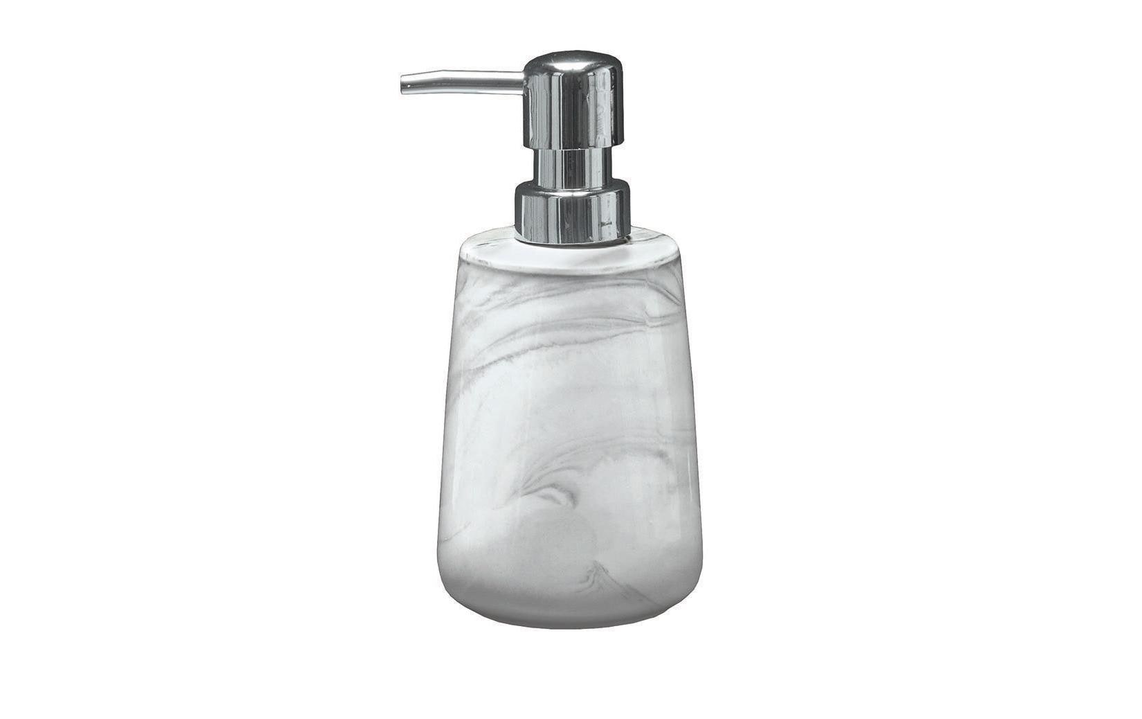 Kleine Wolke Marmor Seifenspender – Steingut, Anthrazit, 350 ml