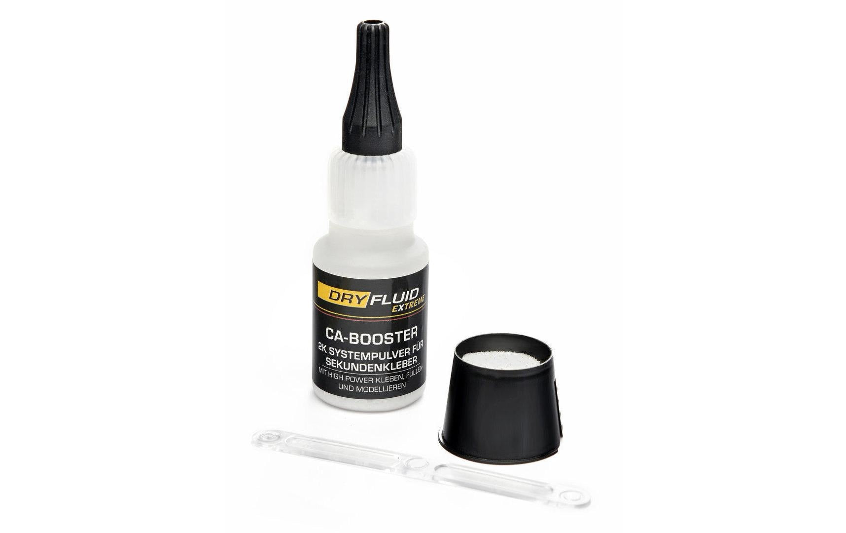 DryFluid Sekundenkleber CA-Booster Pulver – Weiss – 25 ml