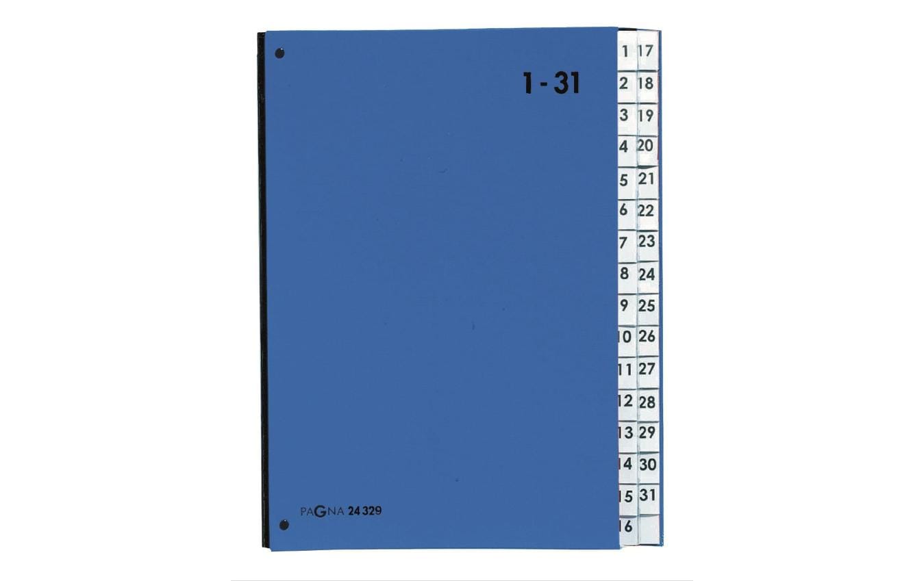 Pagna Sammelmappe für A4, Karton, blau