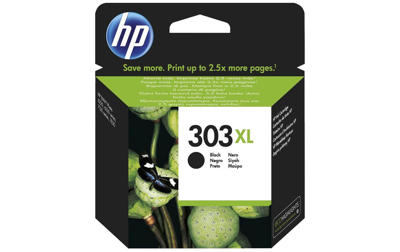 HP Tintenpatrone 303XL, Schwarz – für Tintenstrahldrucker und Multifunktionsgeräte