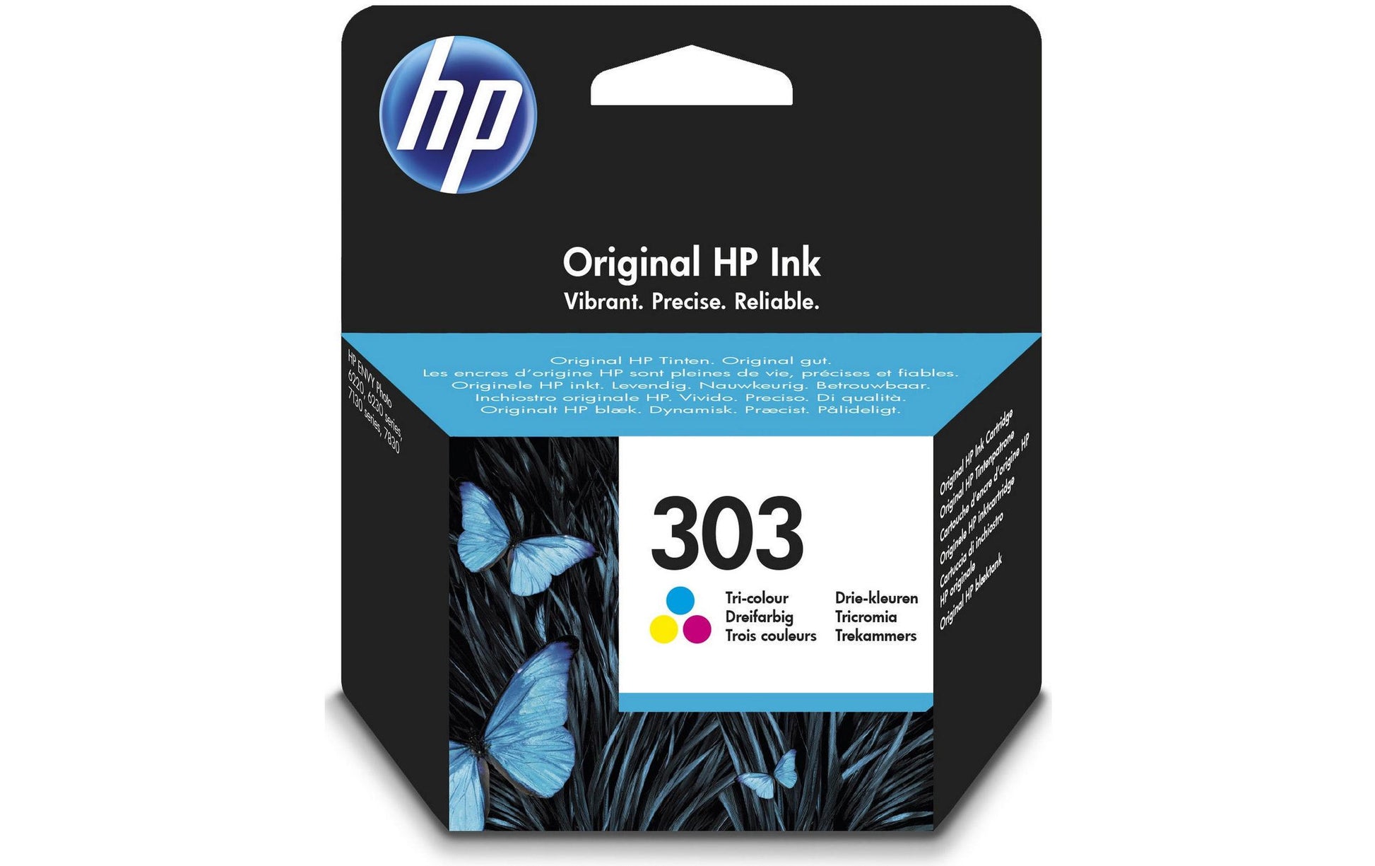 HP 303 Dreifarbig Tintenpatrone (Original) – 165 Seiten – für HP Envy 6200/7134/7220e…