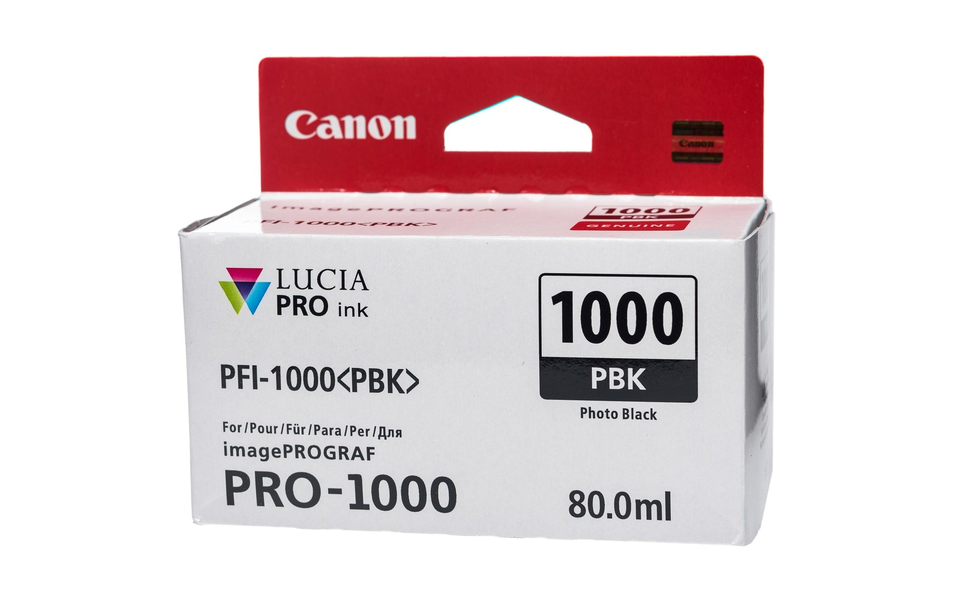 Canon Tintenpatrone 0546C001, Foto schwarz, 80 ml – für Inkjetdrucker