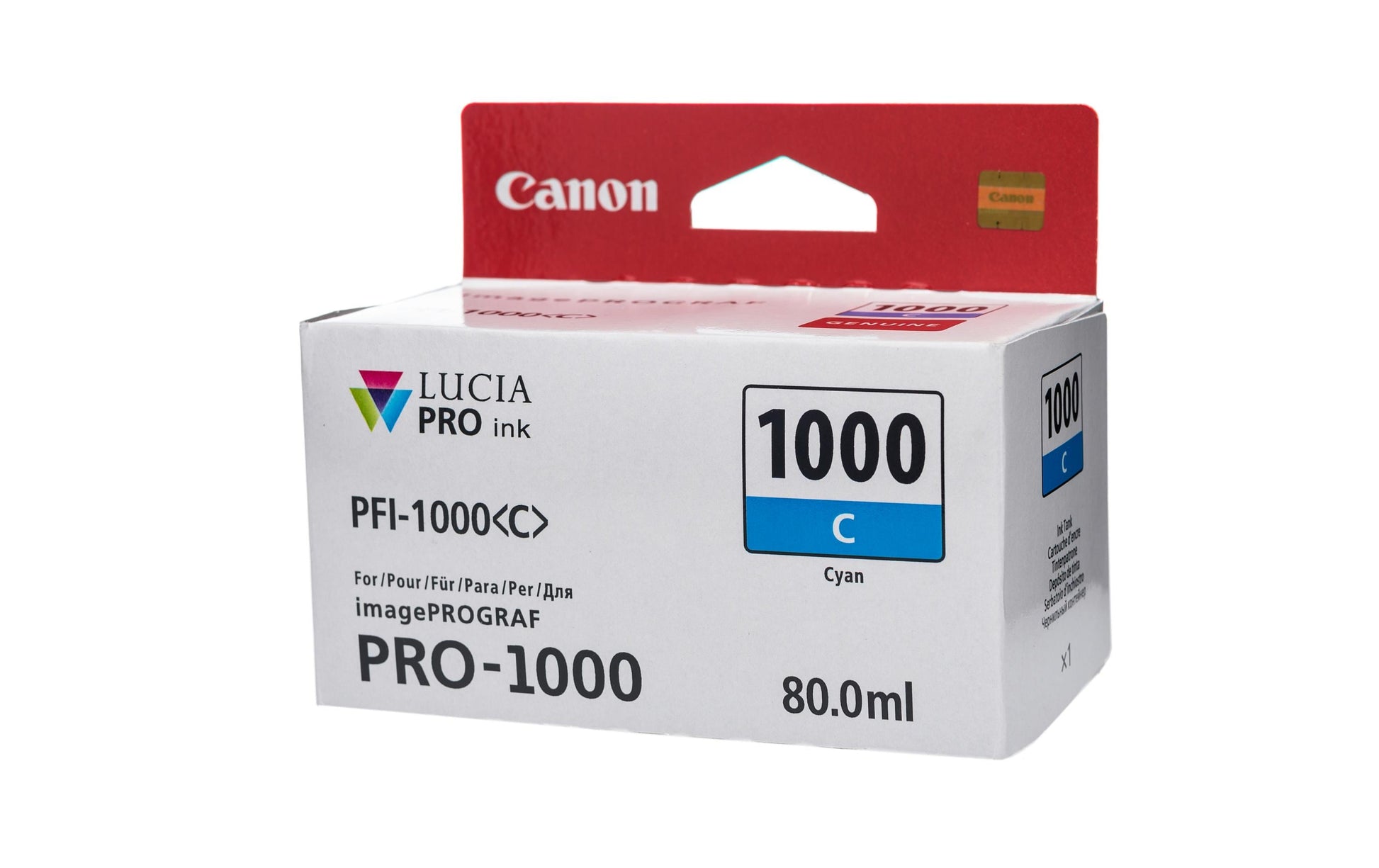 Canon Tintenpatrone 0547C001, cyan, 80 ml – für Tintenstrahldrucker und Multifunktionsgeräte