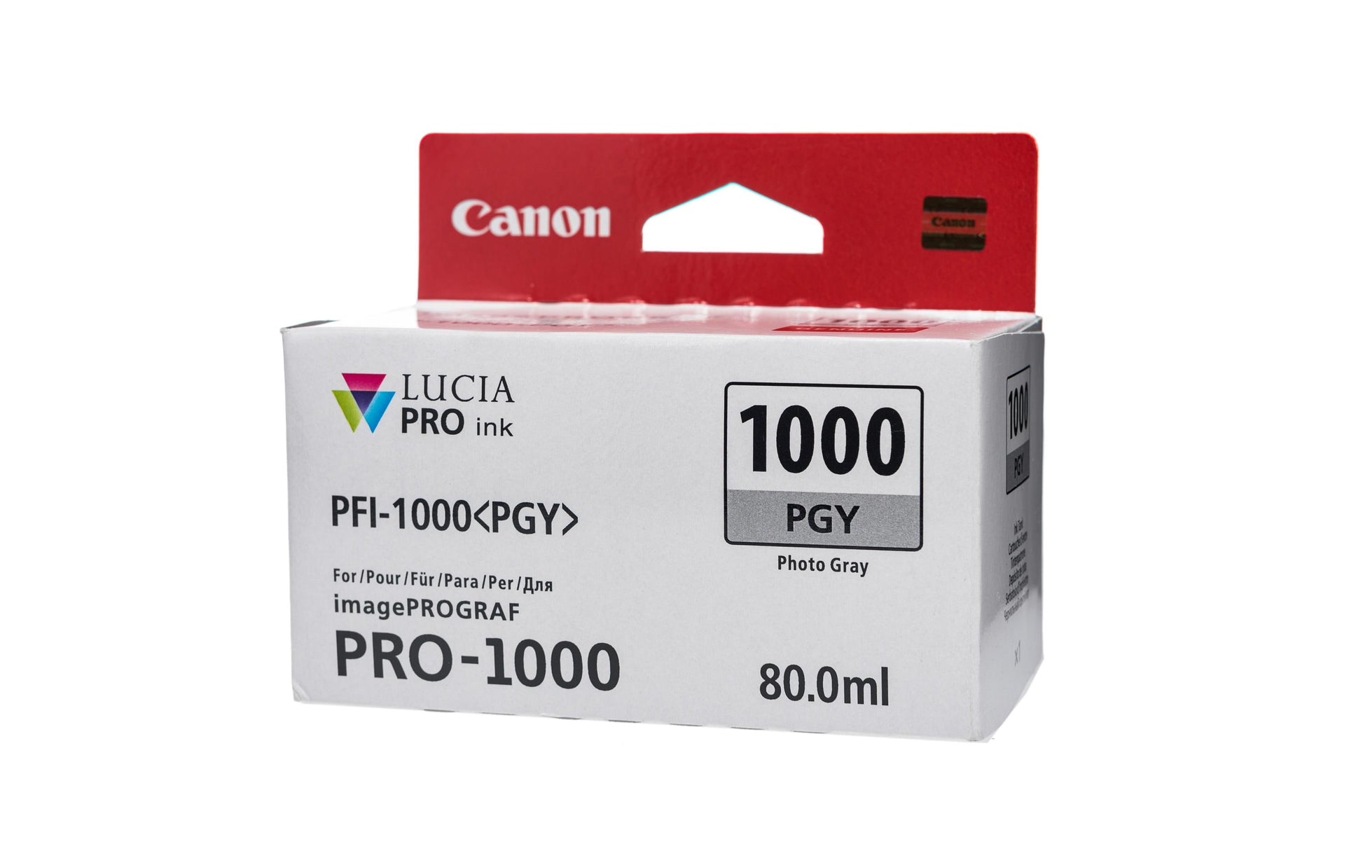 Canon Tintenpatrone 0553C001, Fotograu, ca. 80 ml – für Tintenstrahldrucker/Multifunktionsgeräte