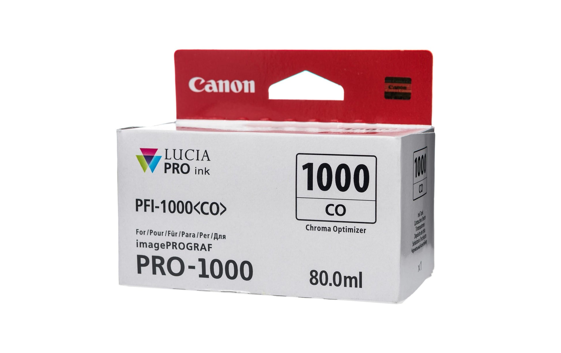 Canon Tintenpatrone PFI-1000 (CO), Chroma Optimizer, 680 Seiten – für PFI-1000-kompatible Geräte