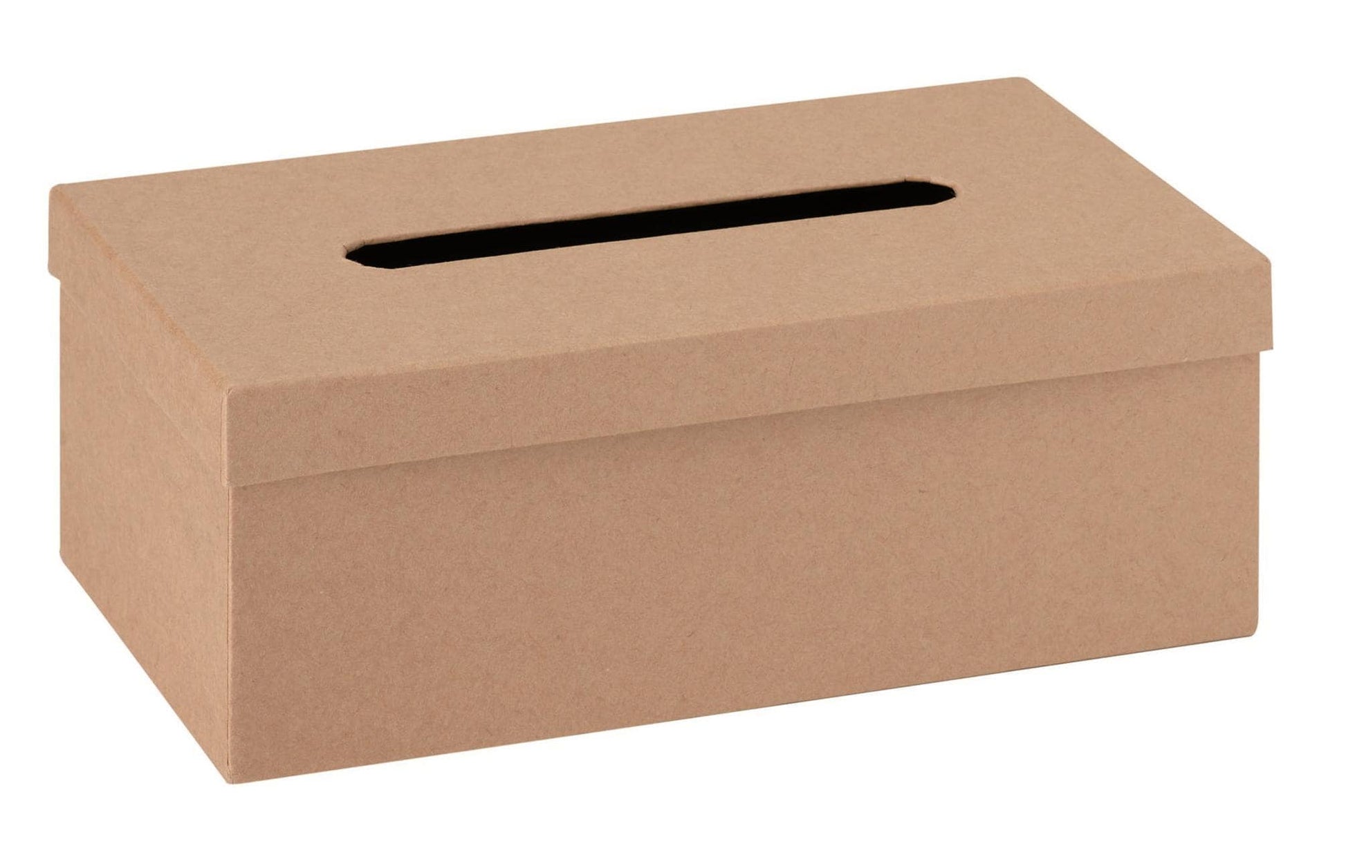 GLOREX Kosmetiktücherbox, eckig, Karton, beige, 25 × 14 × 9 cm, 1 Stück