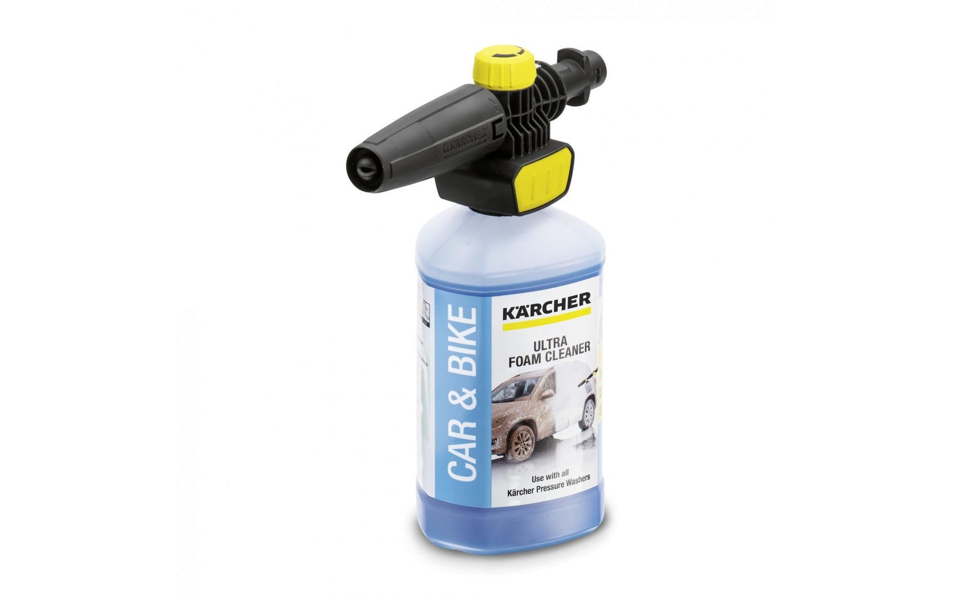 Kärcher Schaumdüse Connect 'n' Clean FJ 10 C – schwarz/gelb, für K 2, K 3, G 4.10 M und andere