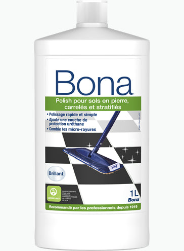 Bona Bodenreiniger Polish für Keramikfliese, Laminat & Stein – 1 l