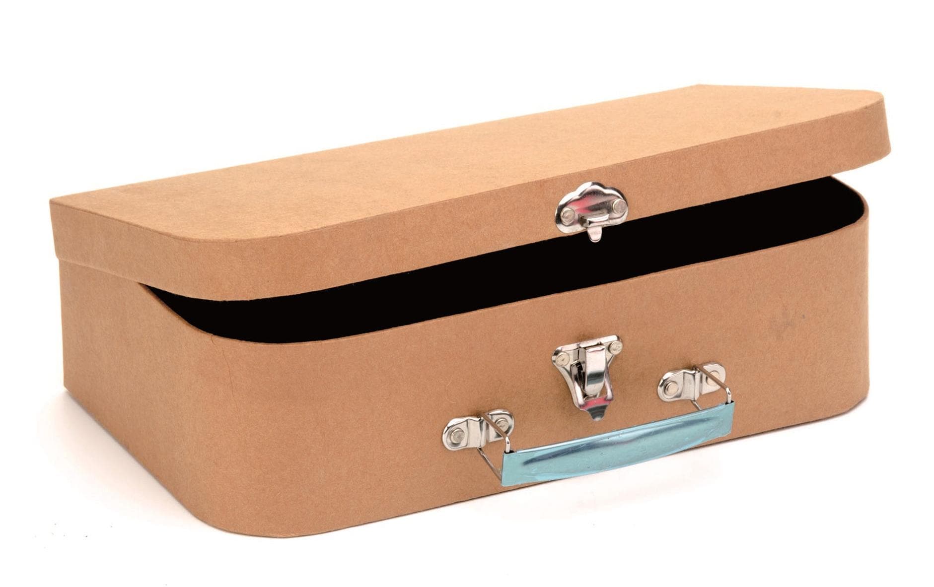 GLOREX Aufbewahrungsbox – 300 × 175 × 80 mm, beige, verriegelbarer Deckel – 1 Stk.