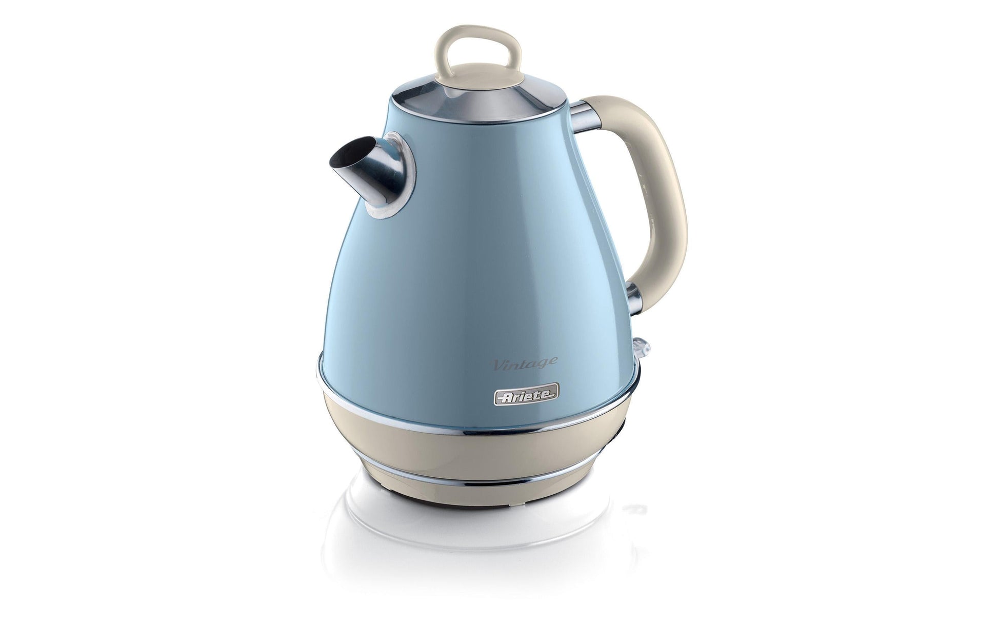 Ariete Wasserkocher – 1,7 l, Edelstahl, Blau, 2869/05