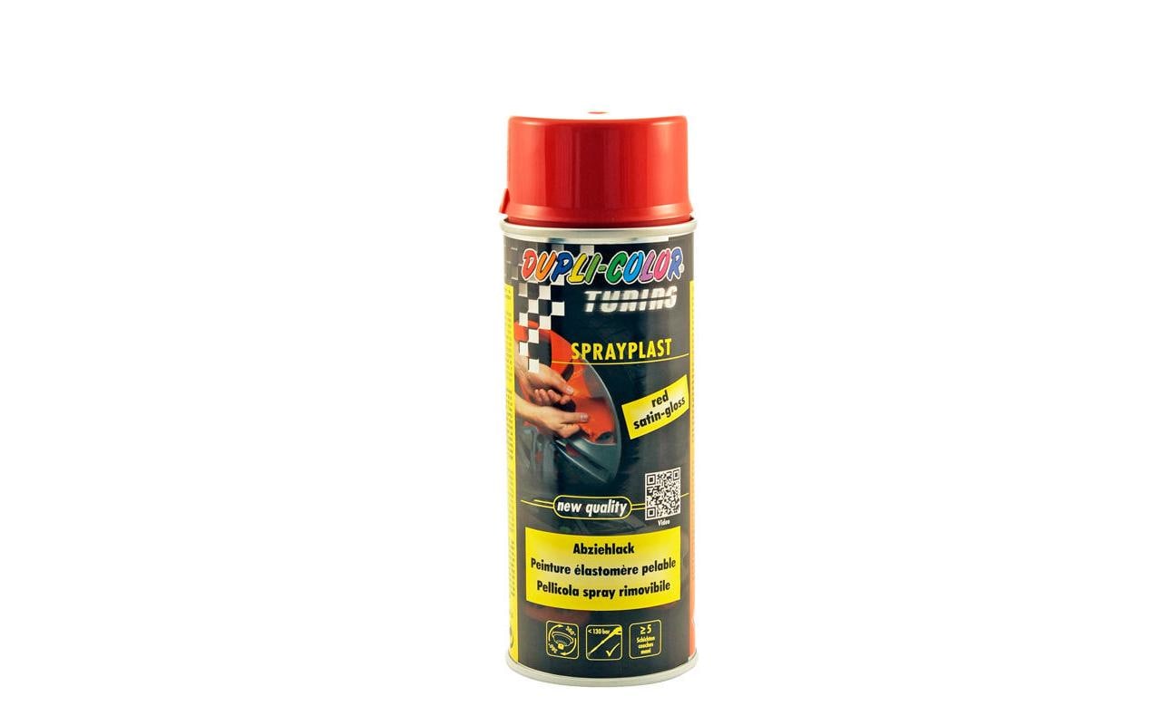 Dupli-Color Sprayplast Spraylack Rot – für Felgen & Metall – 400 ml – 1 Stk. – glänzend