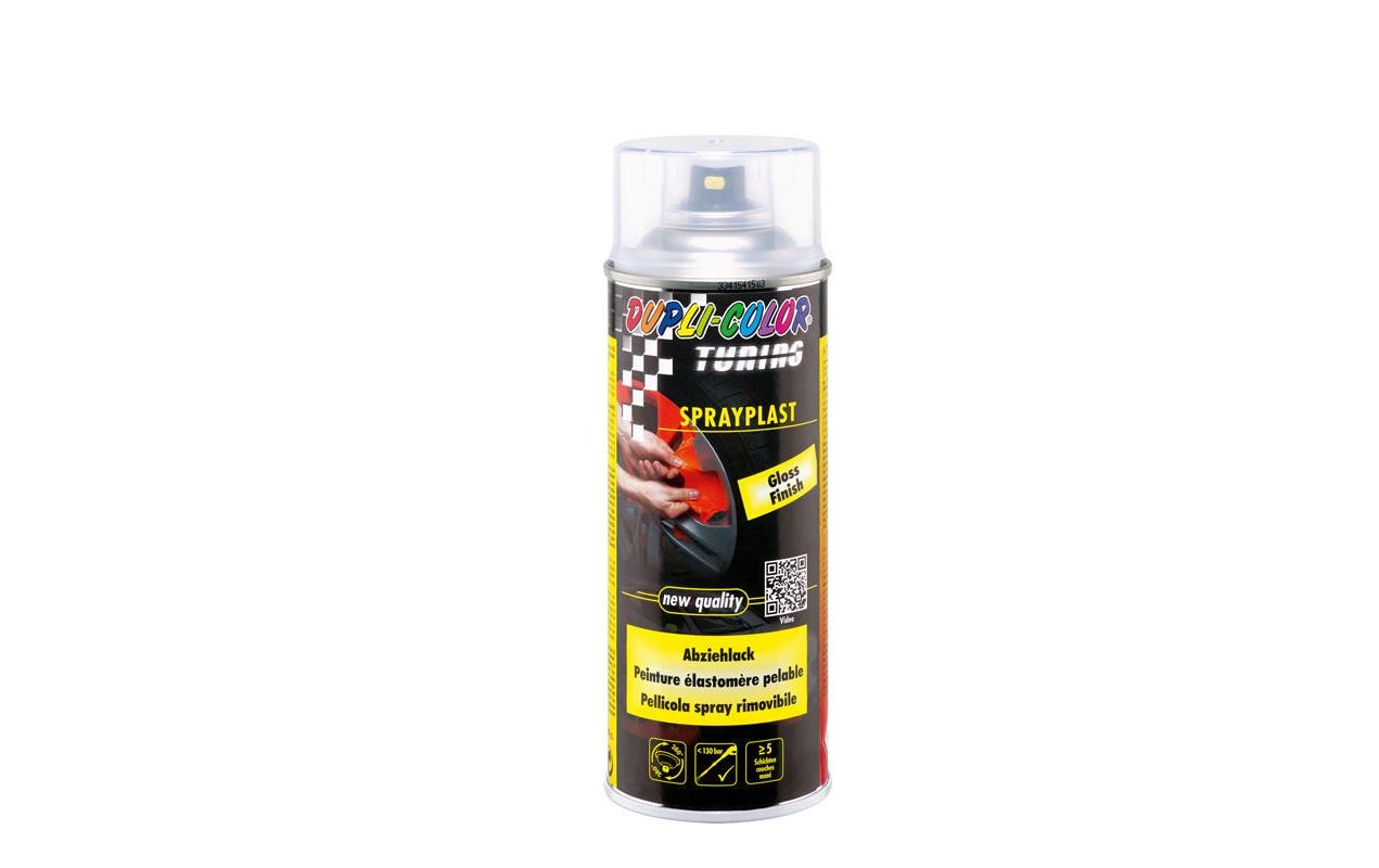 Dupli-Color Sprayplast Spraylack – für Felgen – 400 ml – 1 Stk. – transparent, glänzend