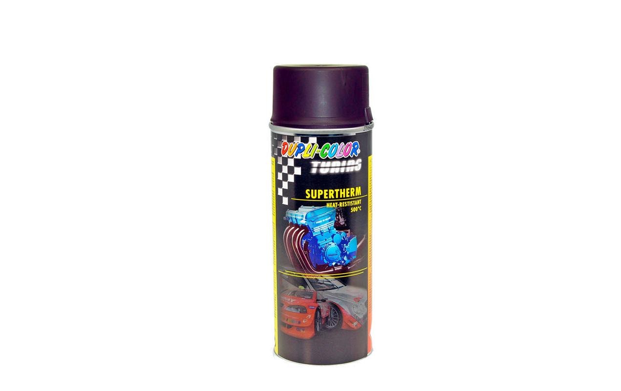 Dupli-Color Supertherm Lack Schwarz matt – für Aussen & Metall – 400 ml – 1 Stk.