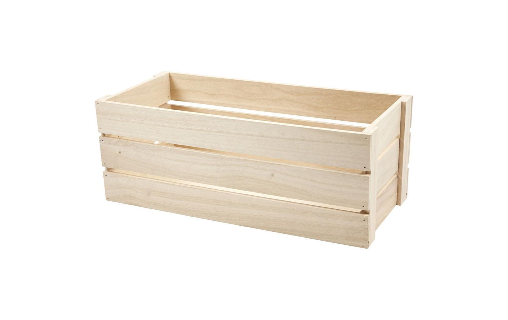 Creativ Company Aufbewahrungsbox – Holz – Braun – 450 × 170 × 200 mm