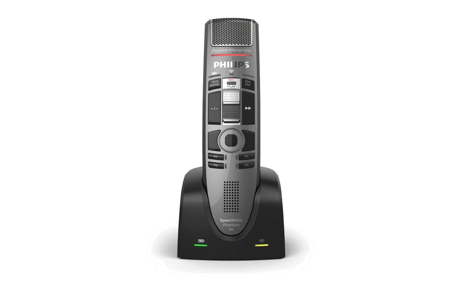 Philips SpeechMike Premium Air SMP4010 – Diktiergerät, USB & Micro-USB, Anthrazit