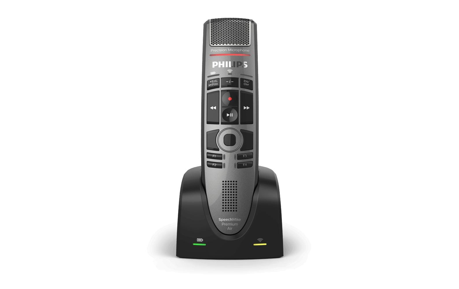 Philips SpeechMike Premium Air SMP4000 – Diktiergerät, USB, für ACC4000 Dockingstation, schwarz