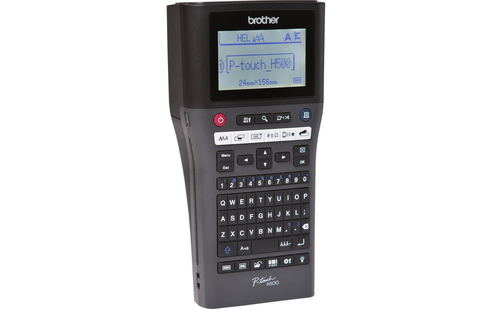 Brother PT-H500 – Beschriftungsgerät, TZe bis 24 mm, 180×180 dpi, 30 mm/s, USB, Autoabschneider
