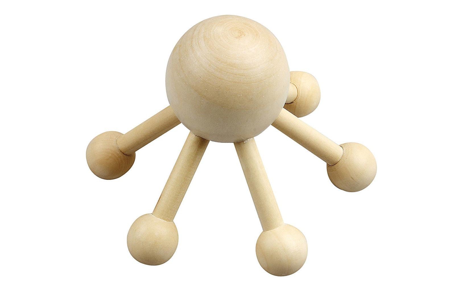 Creativ Company Massagebürste – Ahorn – 13 × 10 cm