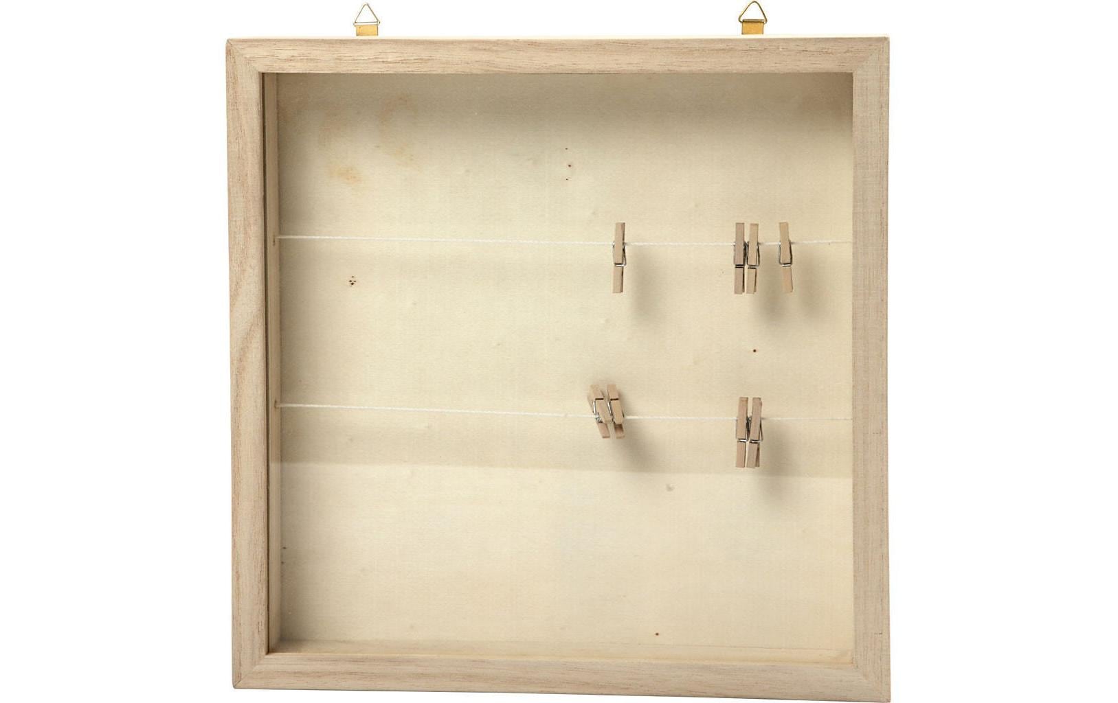 Creativ Company Bilderrahmen – für 23 × 23 cm – Holz, braun