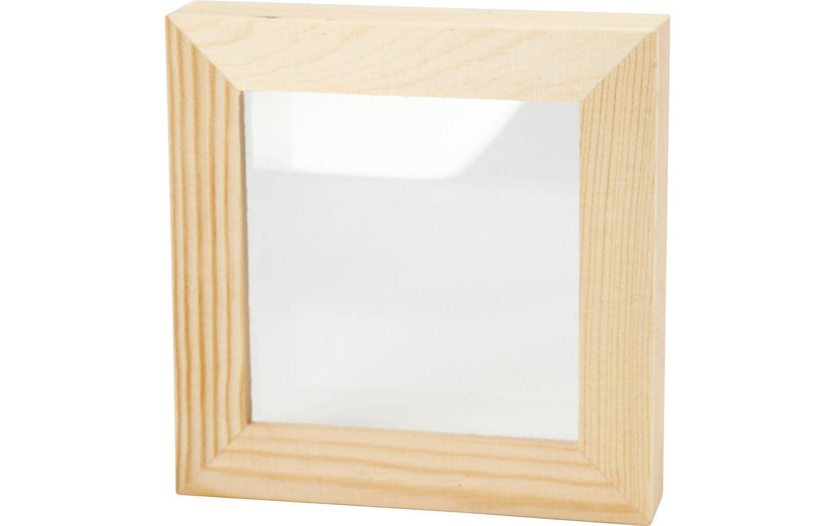 Creativ Company Bilderrahmen – für 12,3 × 12,3 cm – Holz, braun