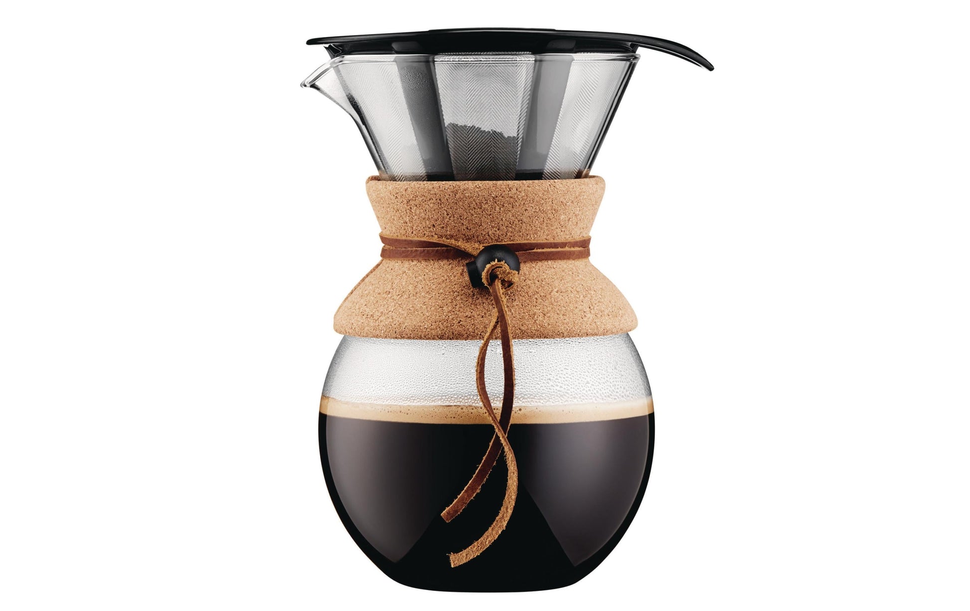 Bodum Pour Over Kaffeebereiter – 1,0 l, 8 Tassen, Borosilikatglas, 16,0 × 21,7 × 13,6 cm