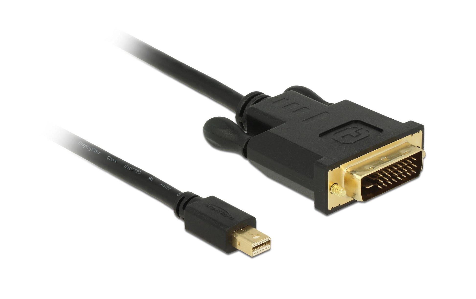 DeLOCK Mini-DisplayPort auf DVI-D Kabel DP 1.1 – 1920×1200 60 Hz – 3 m
