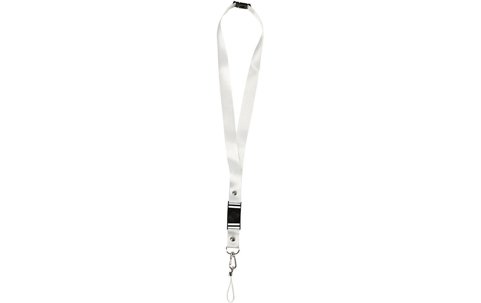 Creativ Company Textilband – Bandlänge 53 cm, Polyester, Weiss, Breite 20 mm, 5er-Pack