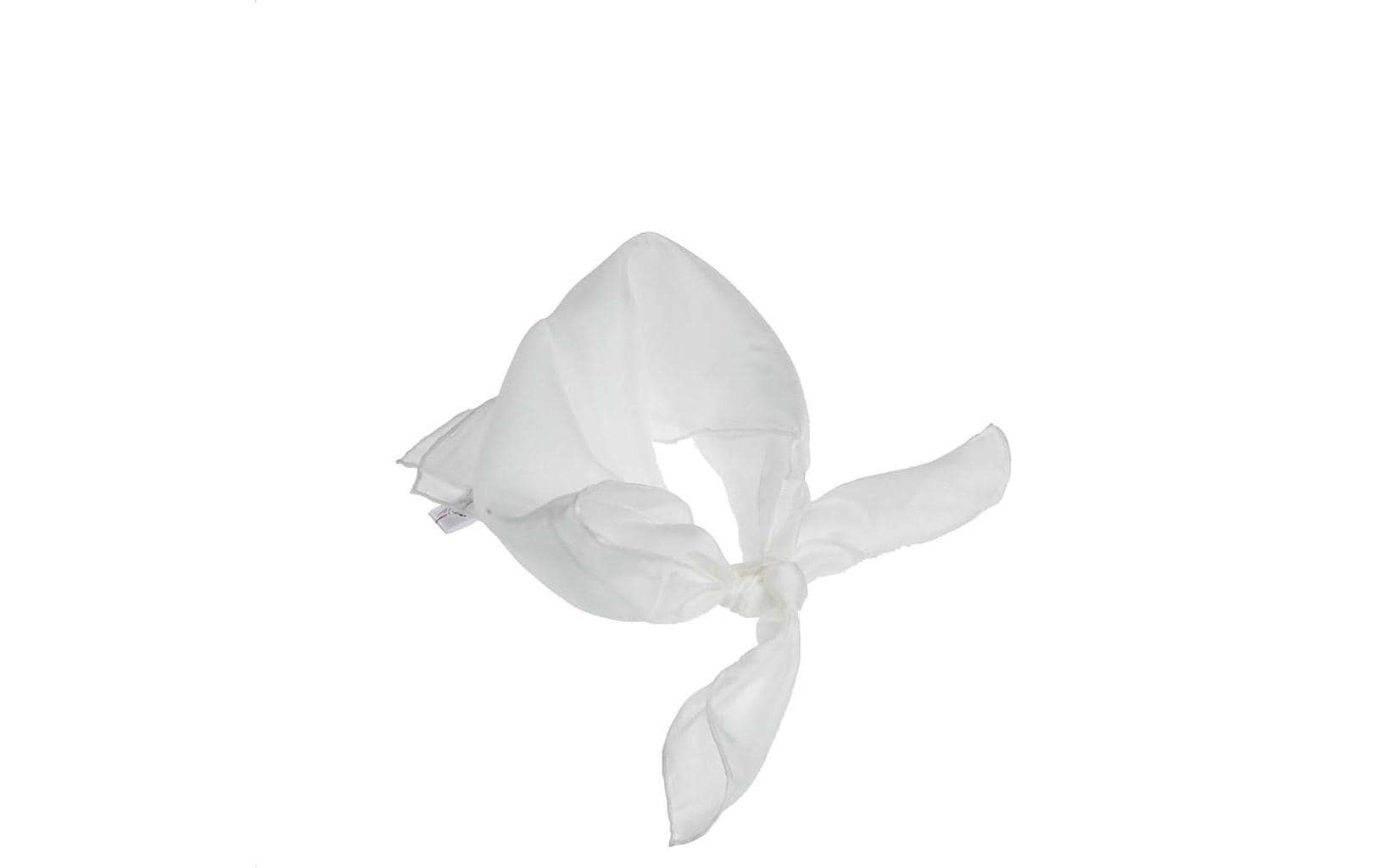 Creativ Company Seidentuch – 55 × 55 cm – weiss, Seide