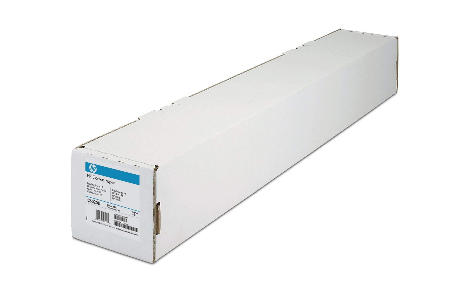 HP Beschichtetes Papier – 36" × 45,7 m, 90 g/m², Weiss – für HP DesignJet 111 Serie, T1300, Z3200 Photo und andere