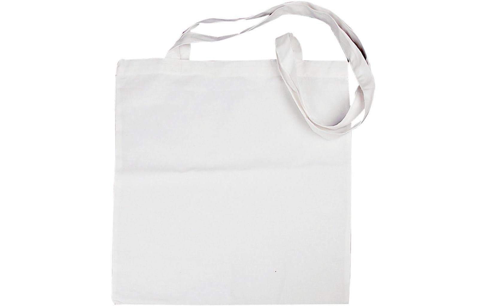 Creativ Company Baumwollstofftasche, Weiss, 380×420 mm