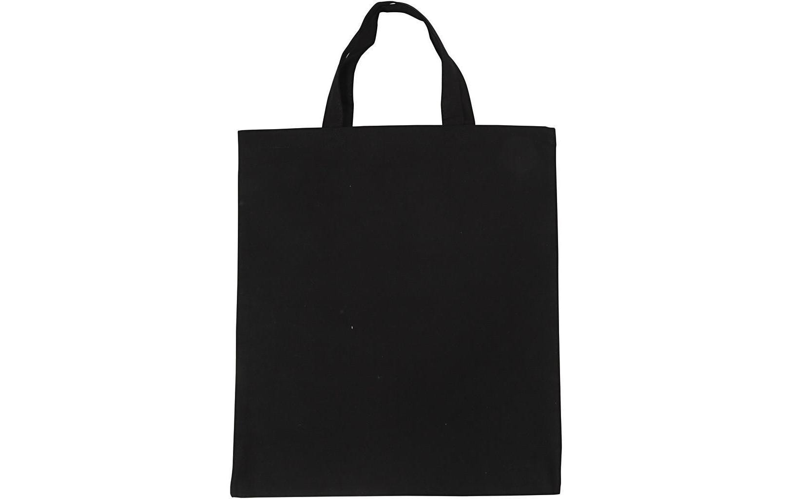 Creativ Company Stofftasche, Baumwolle, Schwarz, 380×420 mm