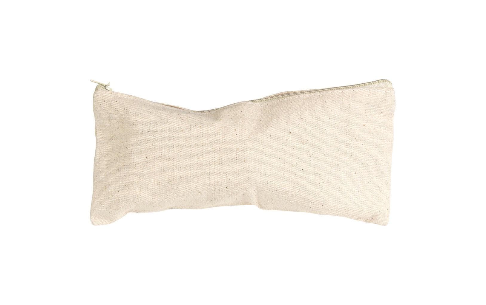 Creativ Company Schlamperetui, beige, Baumwolle, 21 × 9 cm, 4er-Pack
