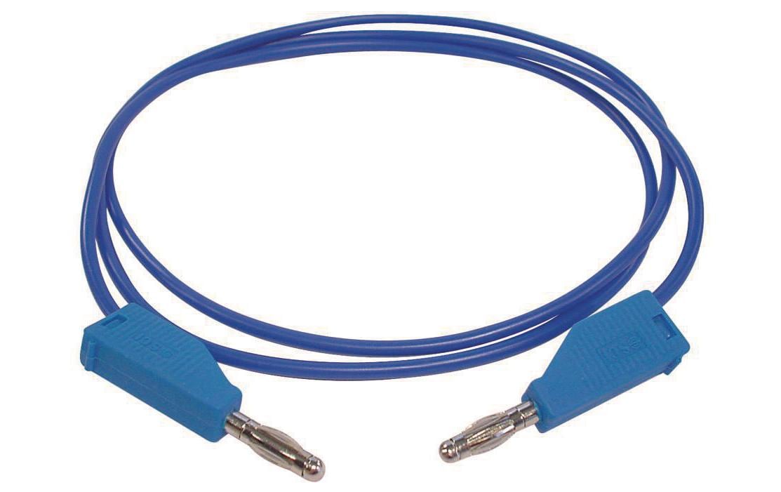 Velleman TLM8BL – Messleitung – 1000 mm, 4 mm Bananenstecker, Blau