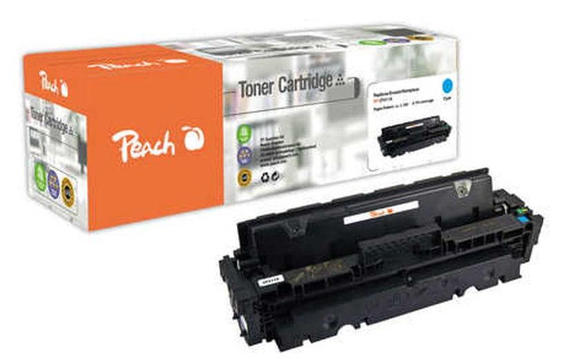 Peach Toner CF410A – cyan, 2300 Seiten – für HP Color LaserJet Pro M 450 Serie, M 452, MFP M 477 und andere