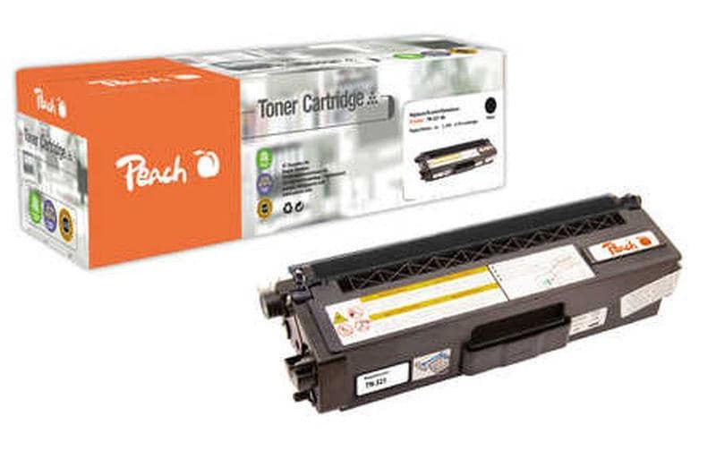 Peach (TN-321BK) Schwarzer Toner – Kompatibel – 2'500 Seiten – für Brother DCP-L8400CDN/DCP-L8450CDW und andere