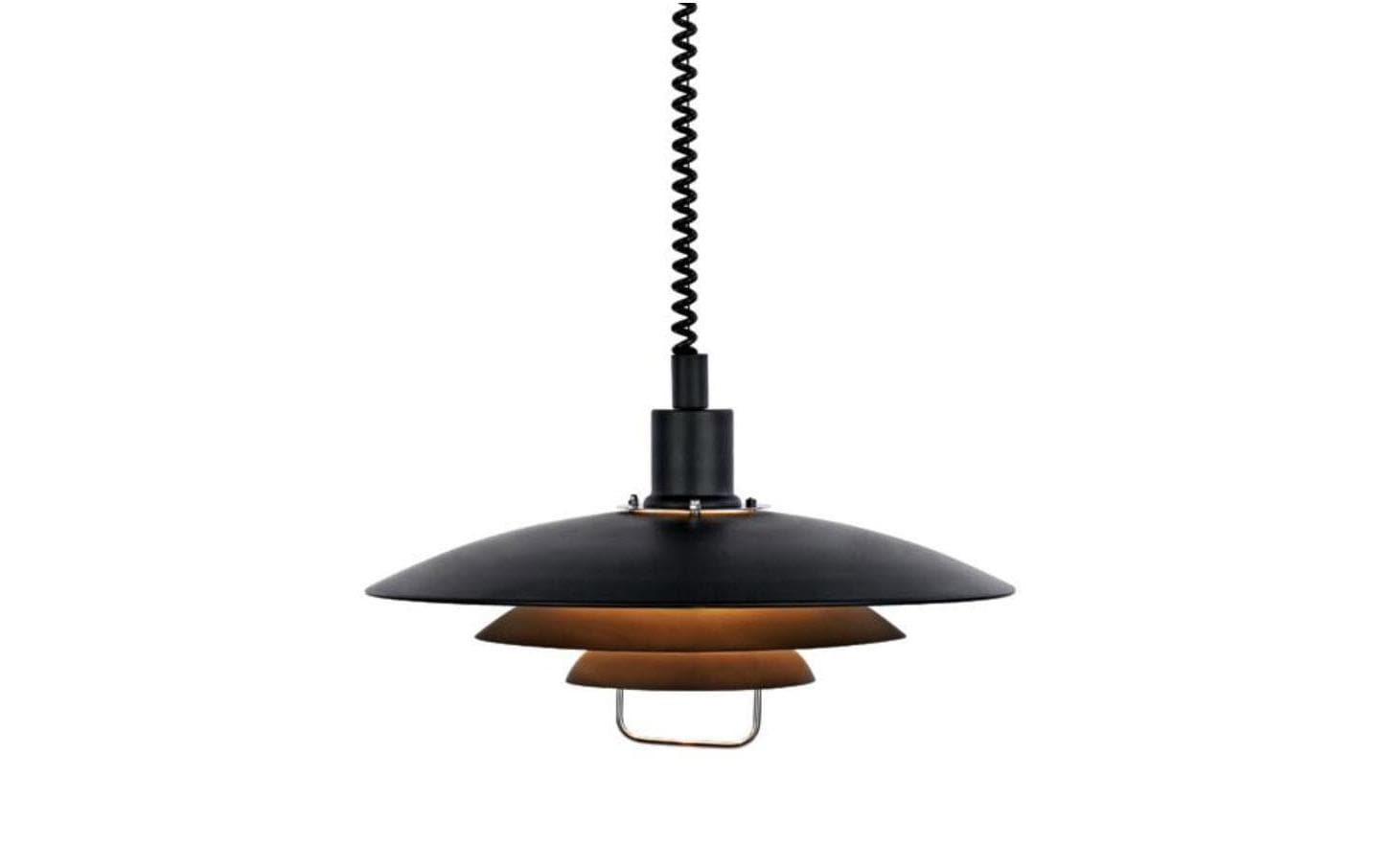 Markslöjd Pendelleuchte Kirkenes – Ø 48 × 26 cm, 60 W, schwarz, exkl. E27
