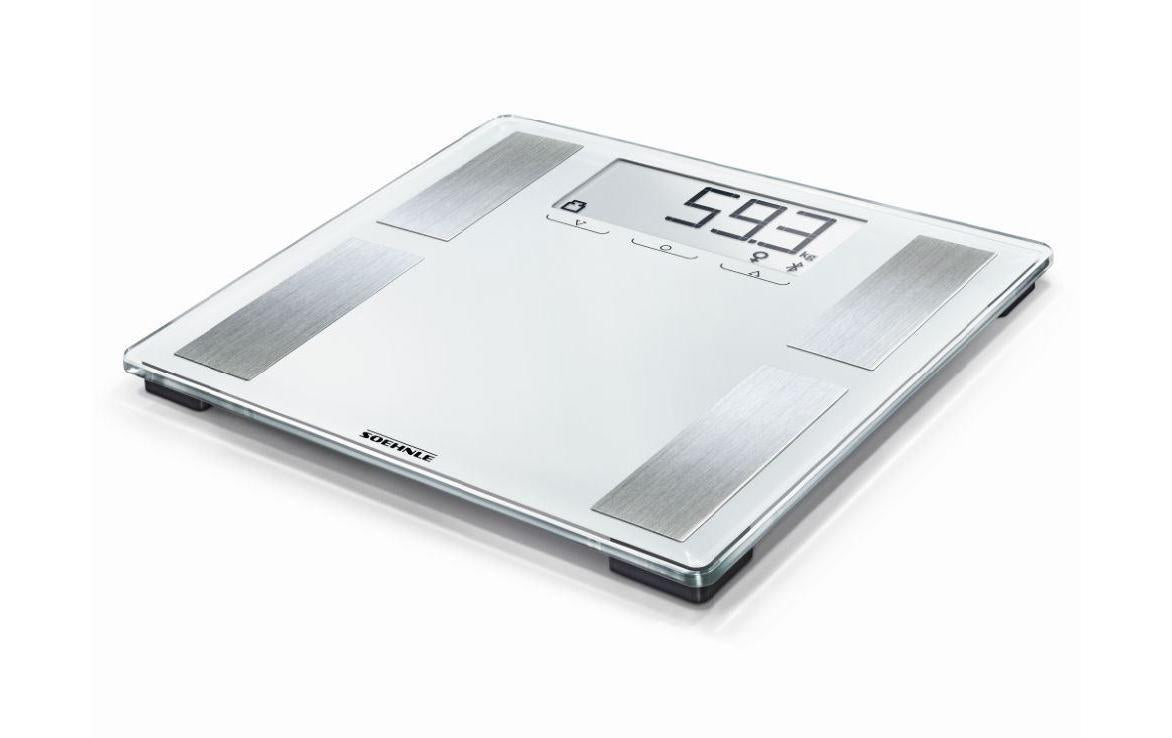 Soehnle Paketwaage Shape Sense Connect 100 – Tragkraft 180 kg, Teilung 100 g, Wiegefläche 35,5 × 36 cm