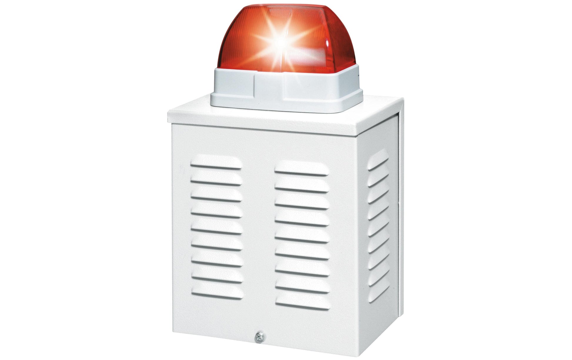 ABUS SG1650 – Verdrahtete Sirene, 110 dB, mit Xenon-Blitz – Weiss
