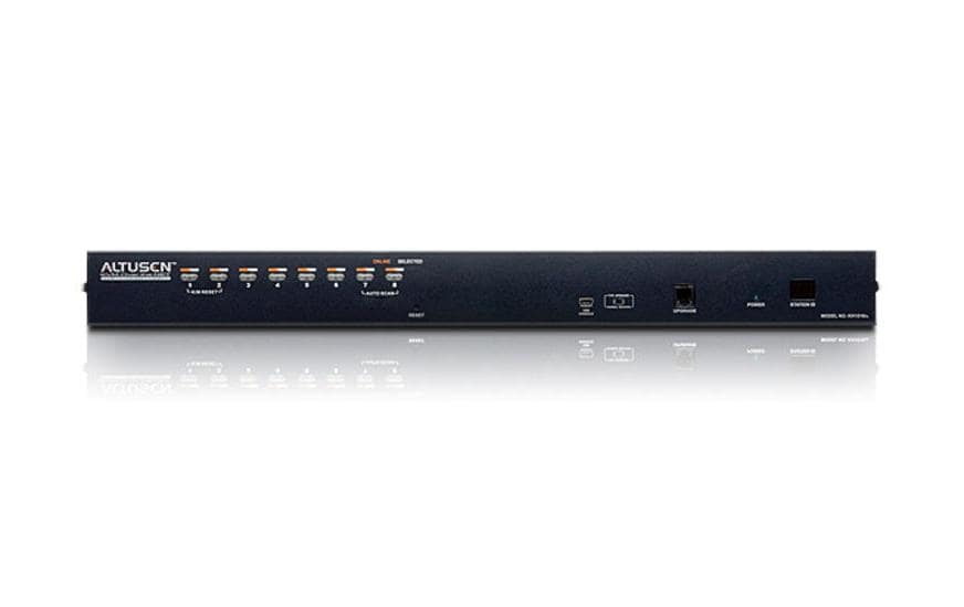 ATEN KH1508Ai – KVM-Switch 8×1, VGA/USB 2.0/PS/2/RJ-45, 1600 × 1200, 256-Bit AES