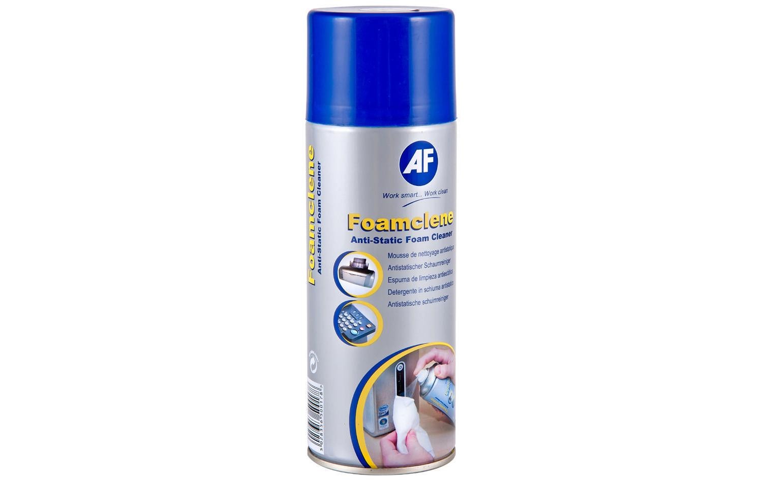 AFCL300 Bildschirm-/Elektronikreiniger – Antistatisch, Blau/Grau, Schaum – 300 ml